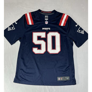 Chase Winovich #50 New England Patriots Football Jersey Mens Extra Large Blue